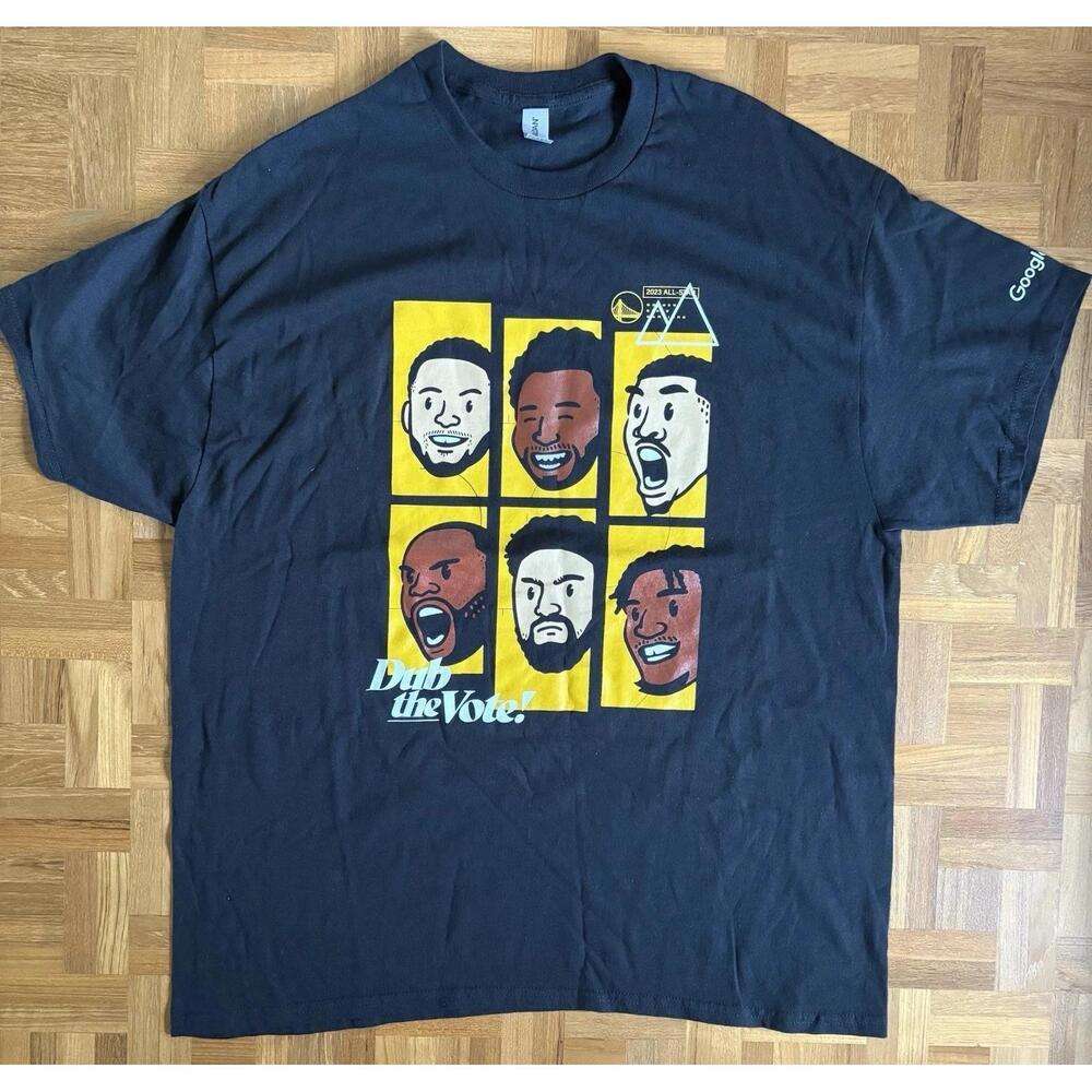 Golden State Warriors Dub The Vote All-Star Game T Shirt Heavy Cotton